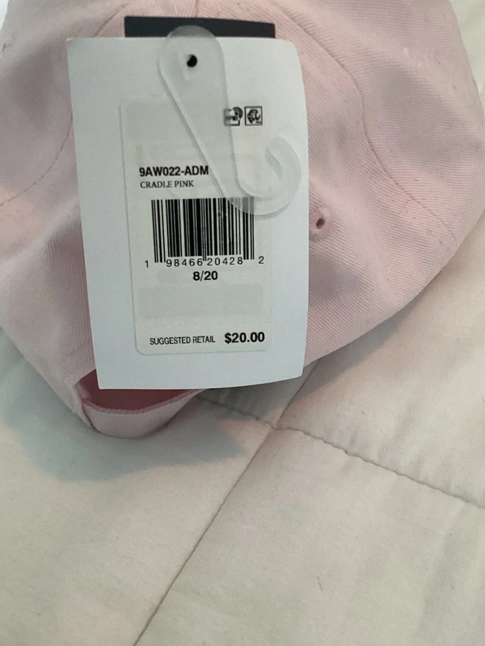 Abercrombie & Fitch Kids Light Pink Baseball Cap